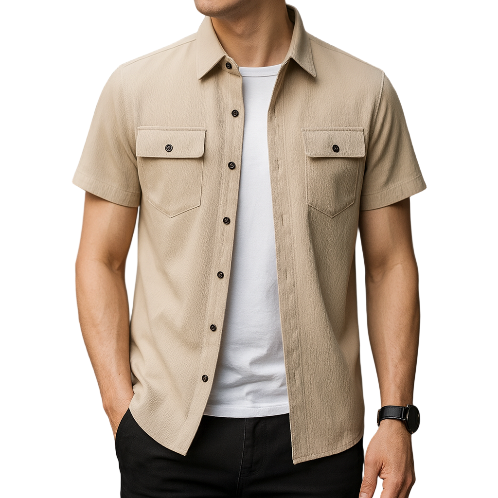 Greyson Textured Button-Up - Henry Durden