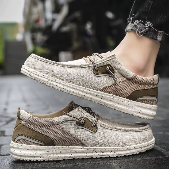 Harlan Textured Canvas Sneakers