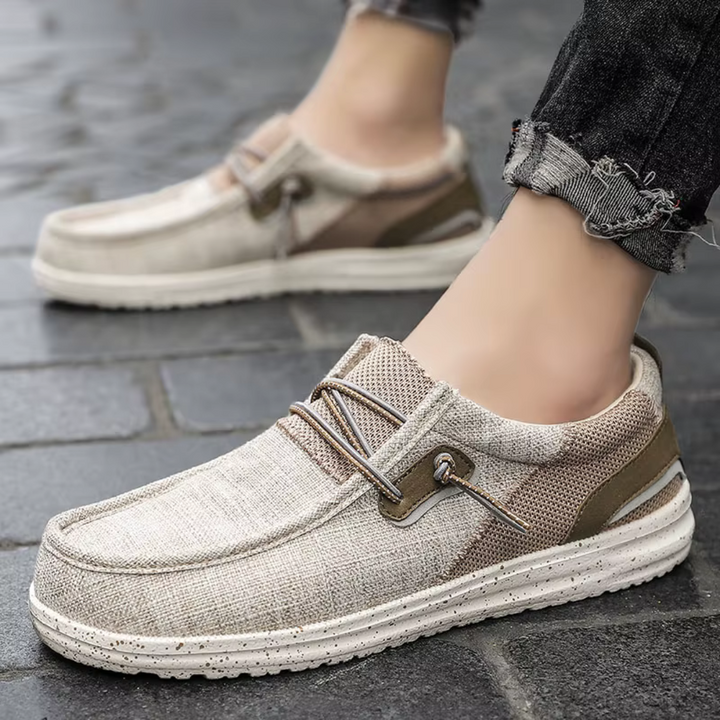 Harlan Textured Canvas Sneakers