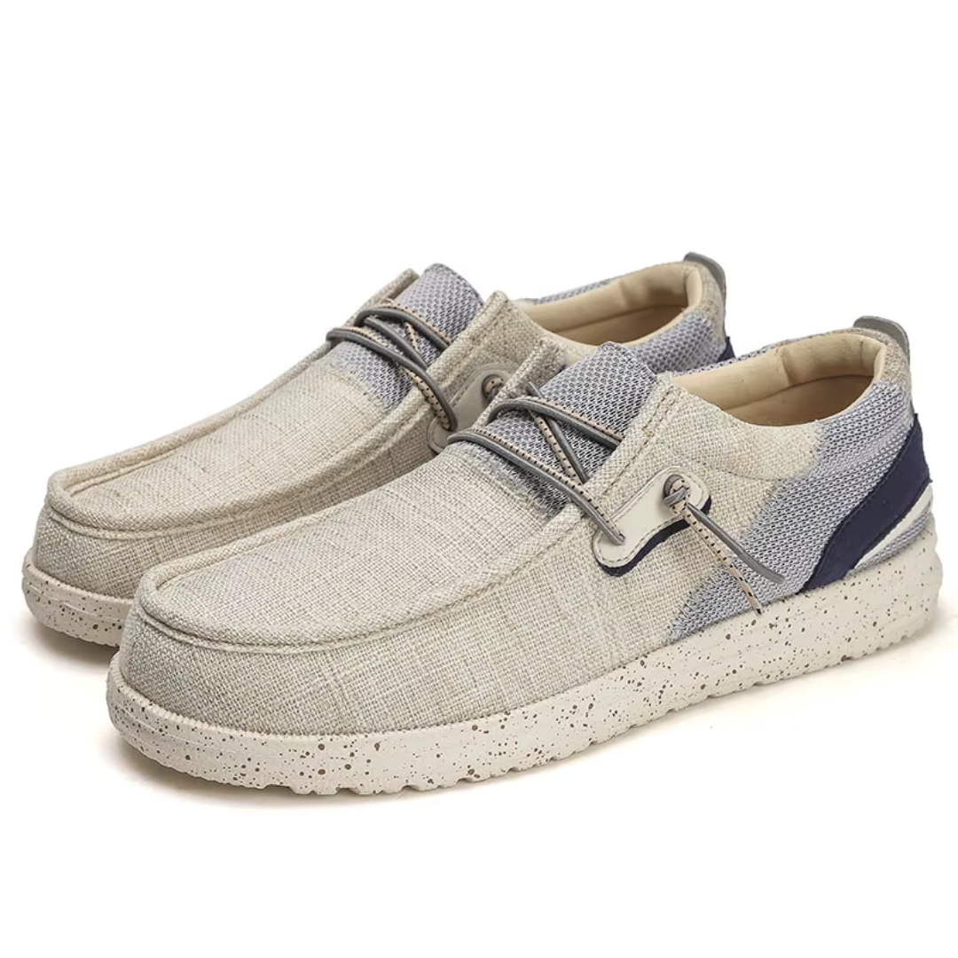 Harlan Textured Canvas Sneakers