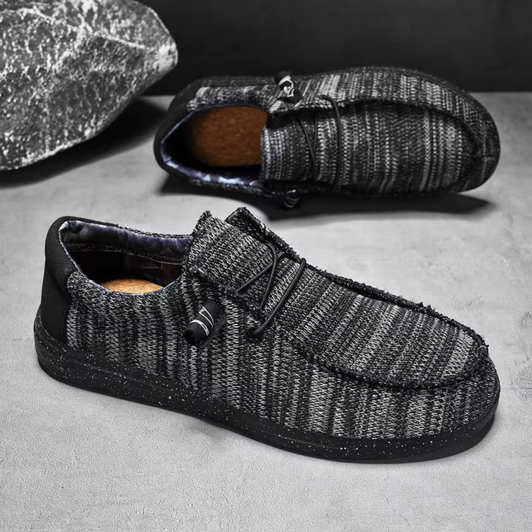 Maddox Textured Canvas Sneakers