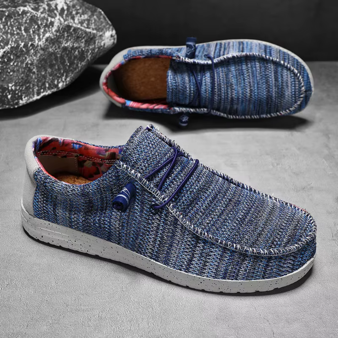 Maddox Textured Canvas Sneakers