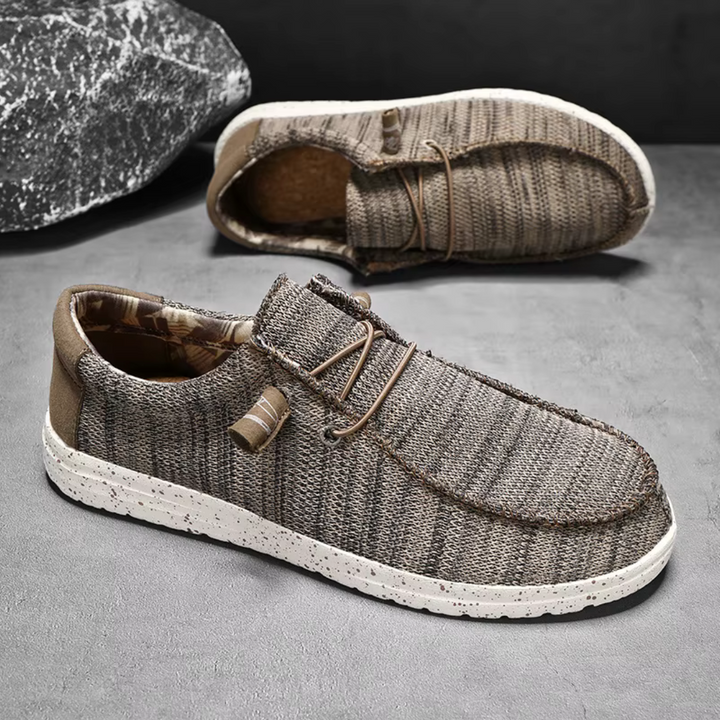 Maddox Textured Canvas Sneakers