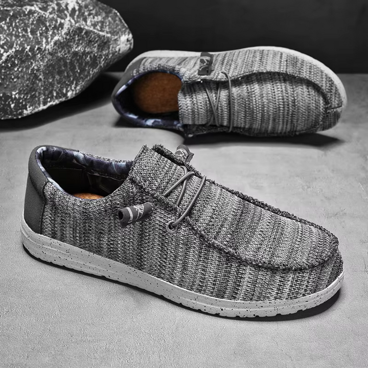Maddox Textured Canvas Sneakers
