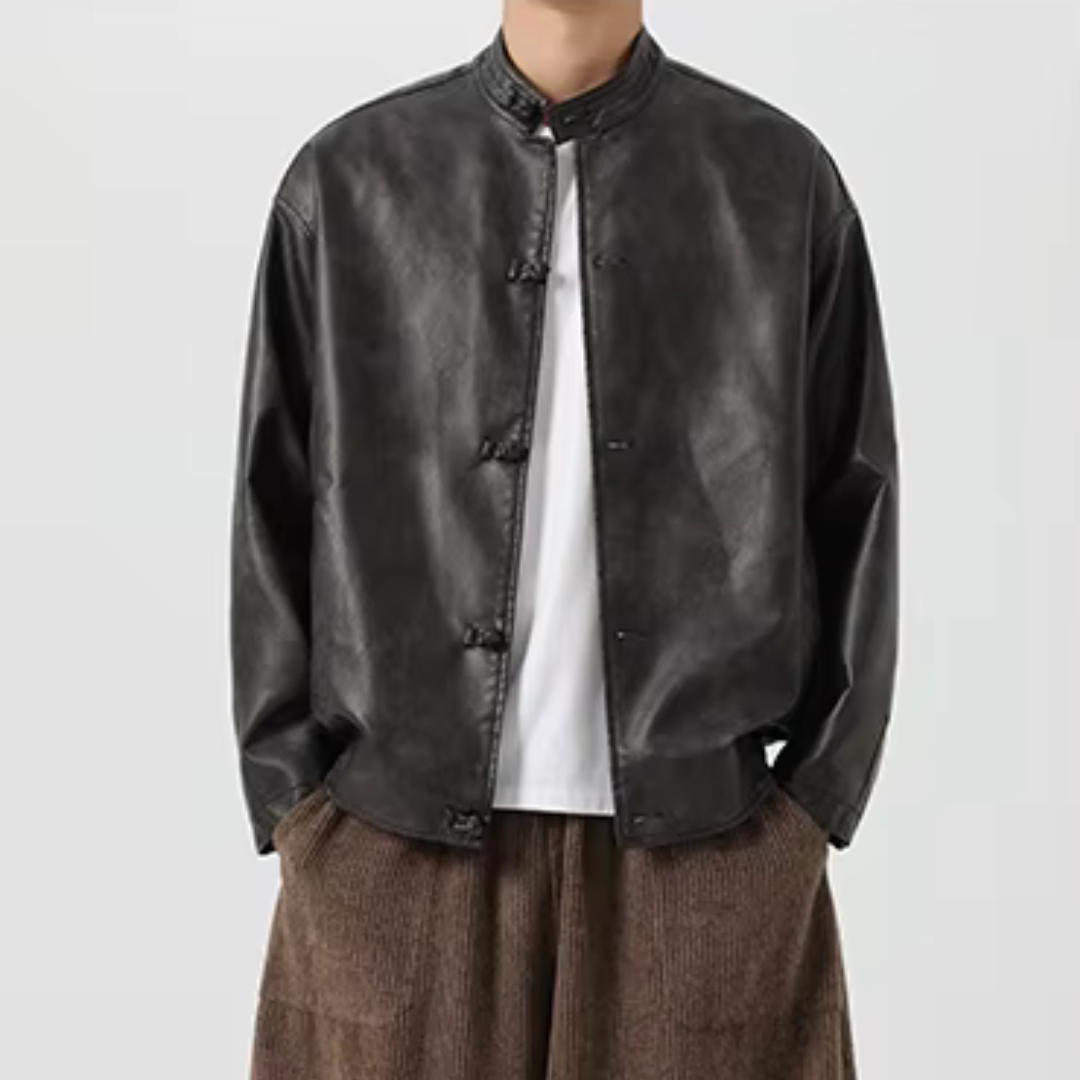 Roam Vintage Washed Leather Jacket