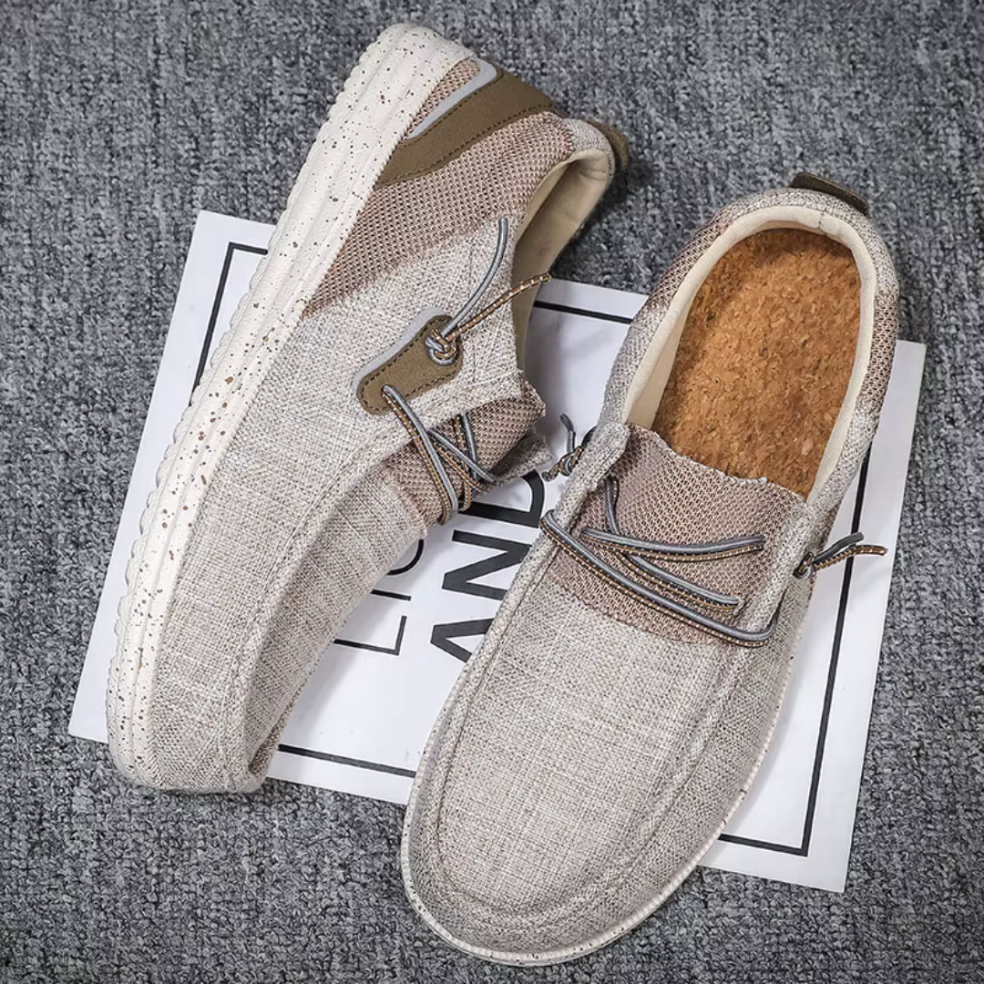 Harlan Textured Canvas Sneakers