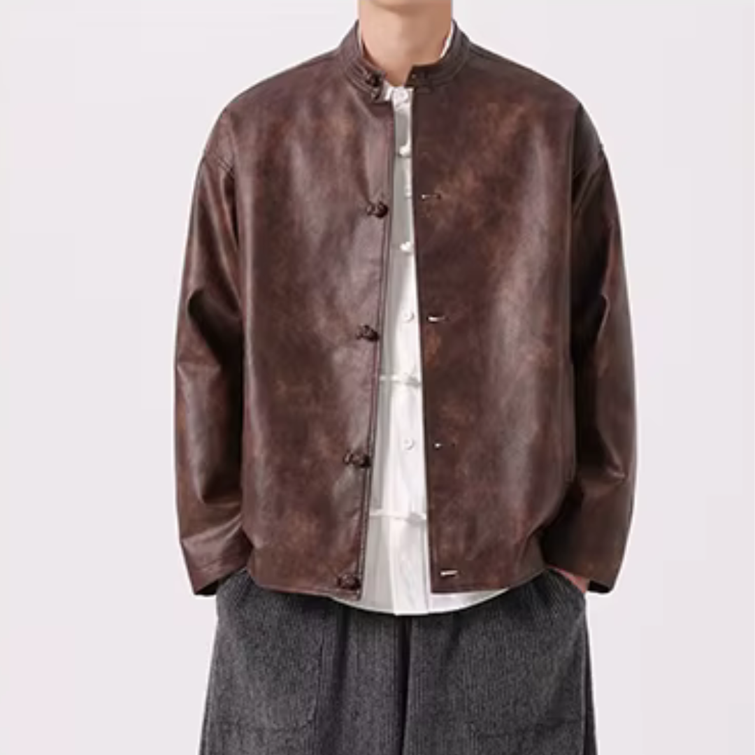 Roam Vintage Washed Leather Jacket