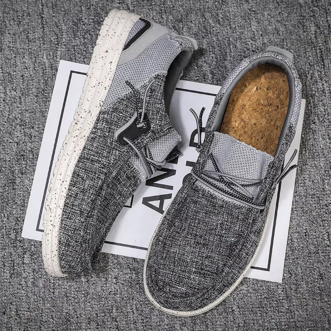 Harlan Textured Canvas Sneakers