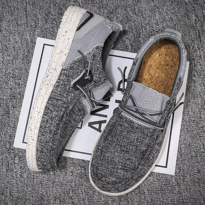 Harlan Textured Canvas Sneakers