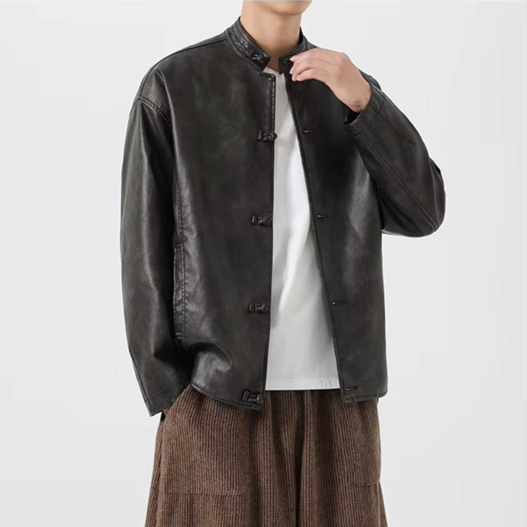 Roam Vintage Washed Leather Jacket