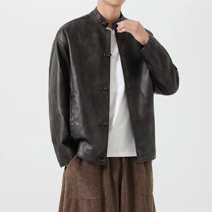 Roam Vintage Washed Leather Jacket
