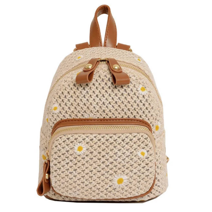 Petite Floré Embroidered Student Bag
