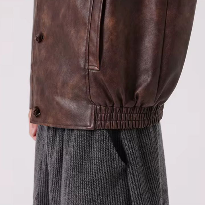 Roam Vintage Washed Leather Jacket