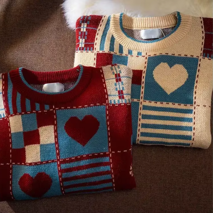 Hearth Patchwork Loom Wool Pullover