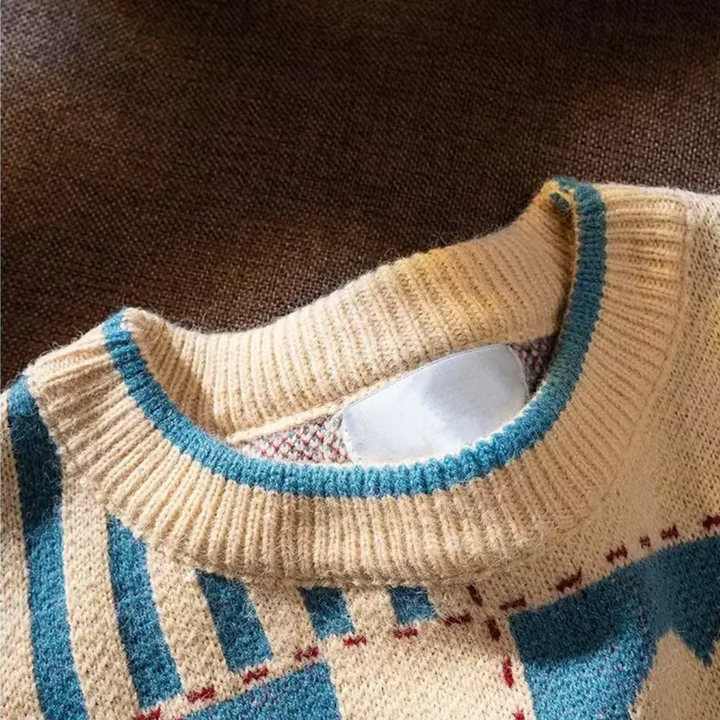 Hearth Patchwork Loom Wool Pullover