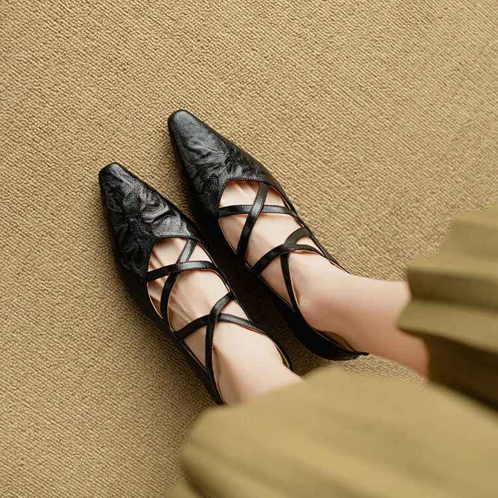 Amira Genuine Leather Heels