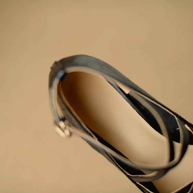 Amira Genuine Leather Heels