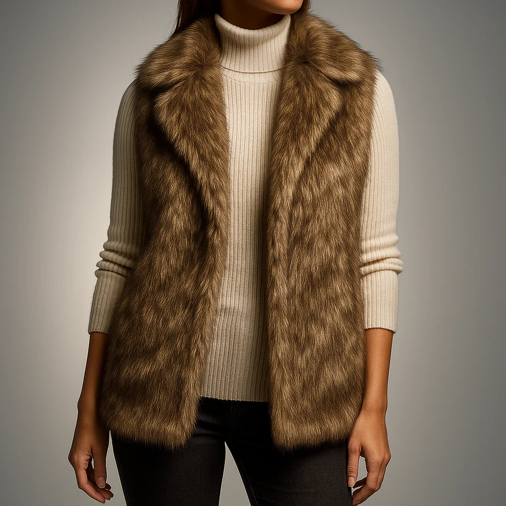 Leontine Winter Fur Vest