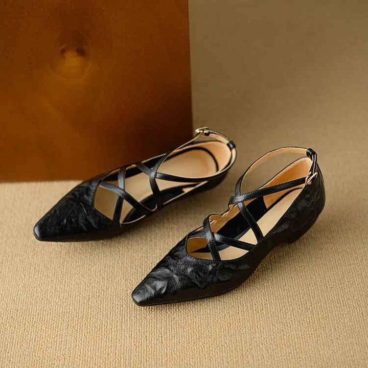 Amira Genuine Leather Heels