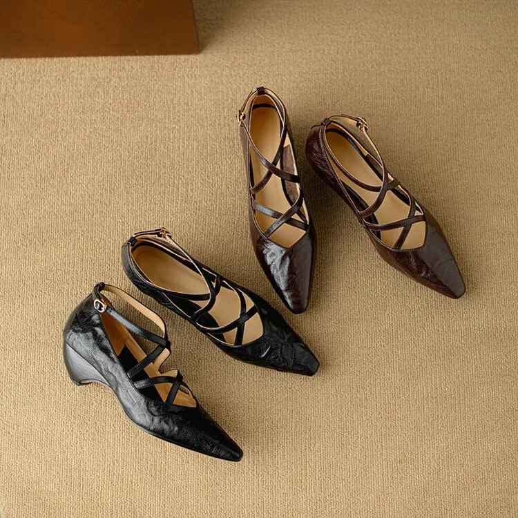 Amira Genuine Leather Heels