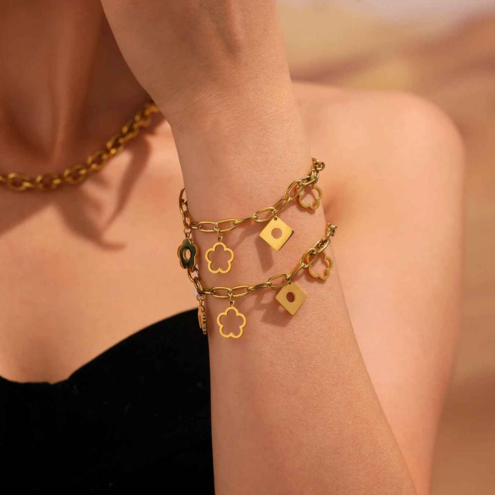 Cloverline Charm Bracelet