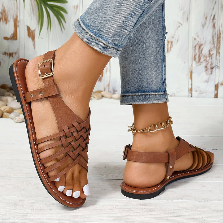 Braided Leather Sandals