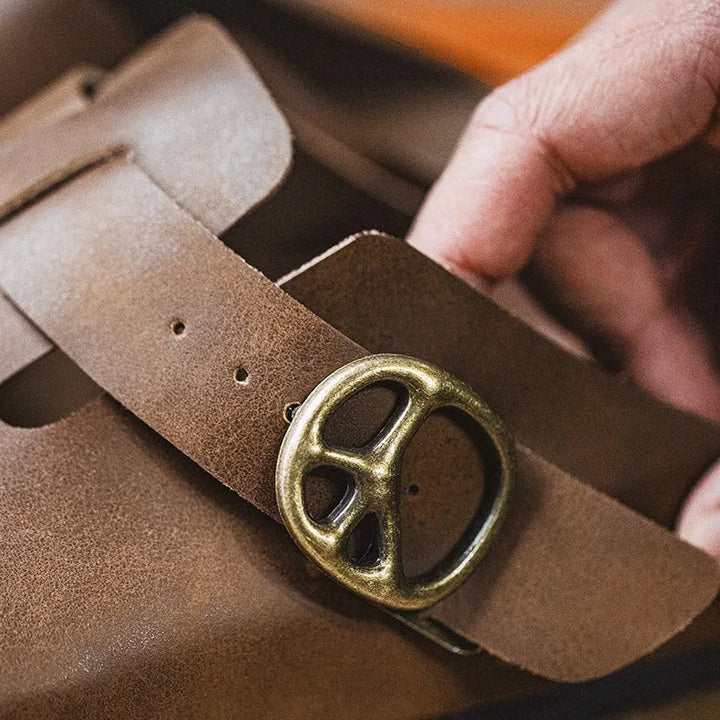 Brandon Orwell Leather Mules