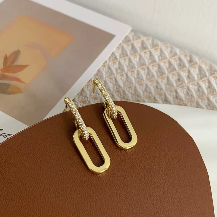 Cendra Chain Loop Hoops