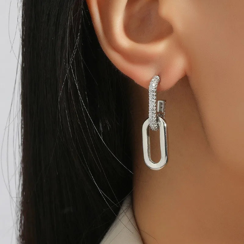 Cendra Chain Loop Hoops