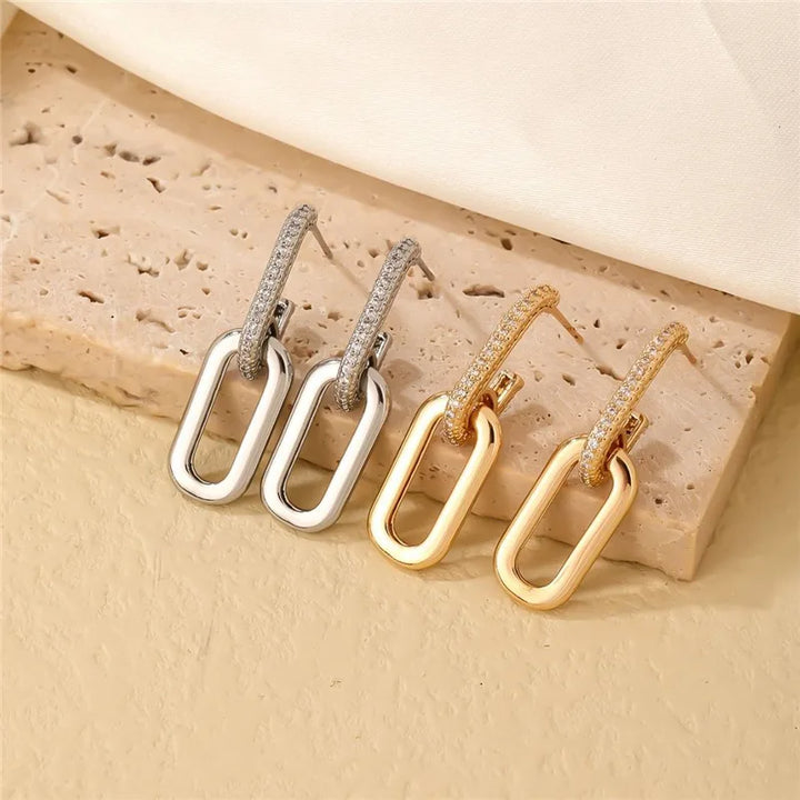 Cendra Chain Loop Hoops