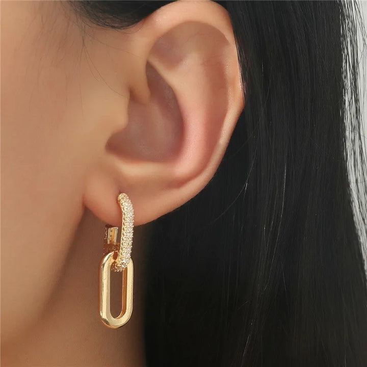 Cendra Chain Loop Hoops