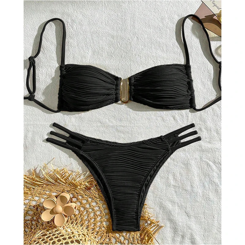 Costa Calma Textured Bikini