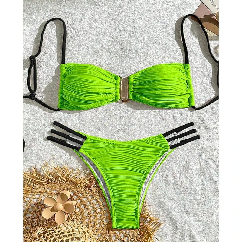 Costa Calma Textured Bikini