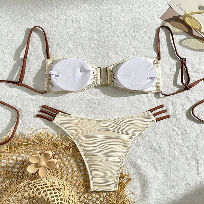 Costa Calma Textured Bikini