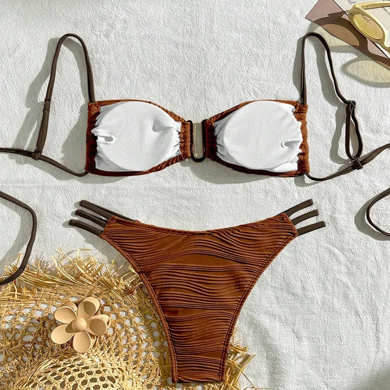 Costa Calma Textured Bikini