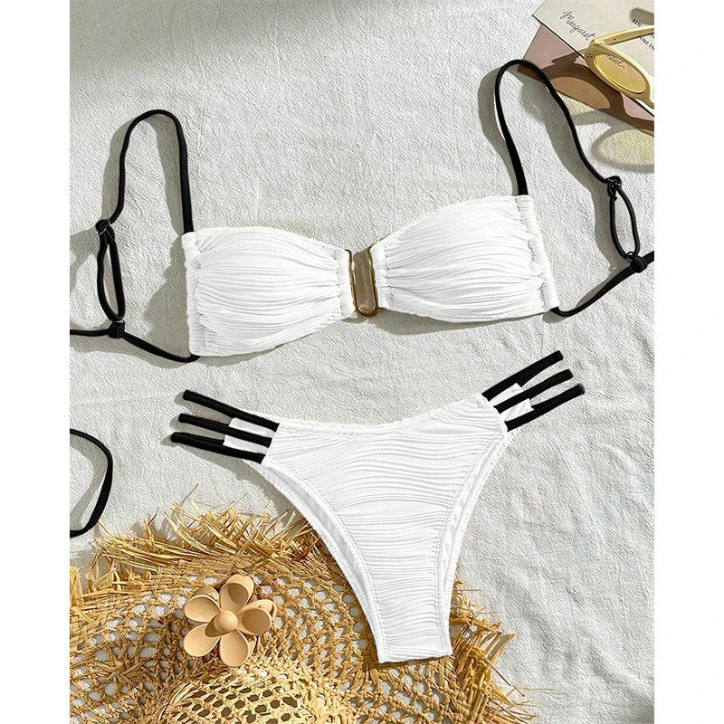 Costa Calma Textured Bikini