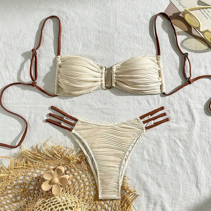Costa Calma Textured Bikini
