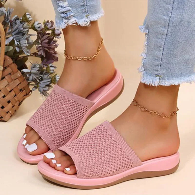 Livia Soft-Sole Mesh Slippers