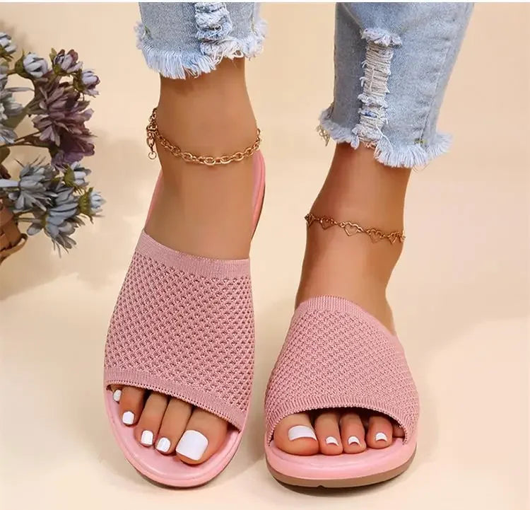 Livia Soft-Sole Mesh Slippers