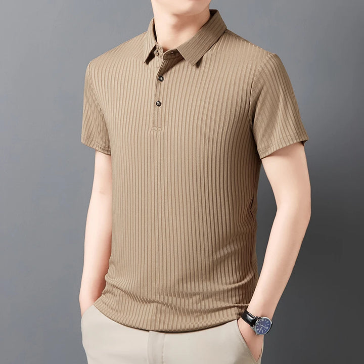 Milan Ribbed Polo Shirt