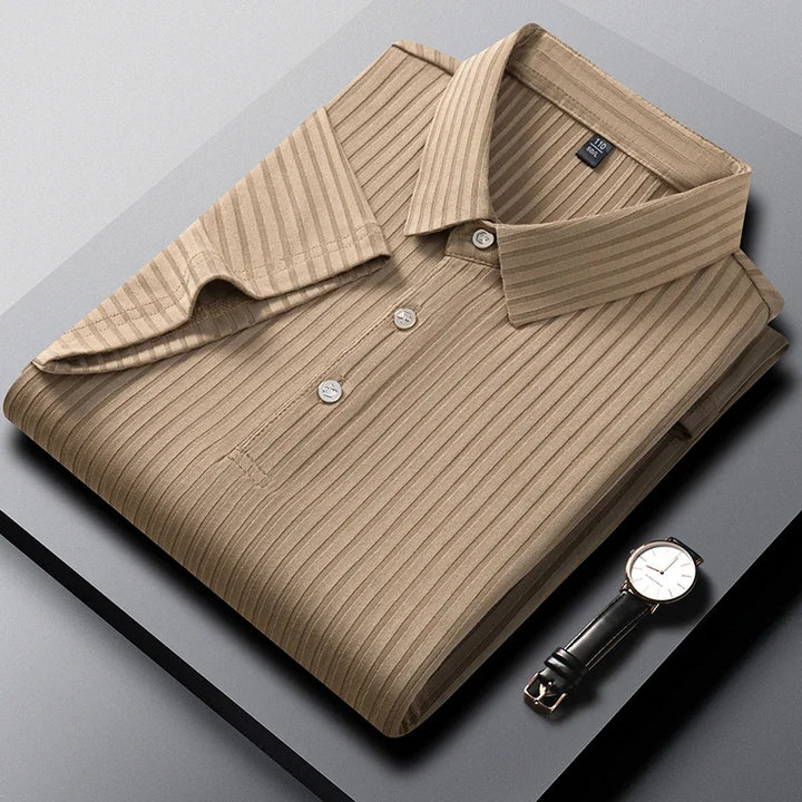 Milan Ribbed Polo Shirt