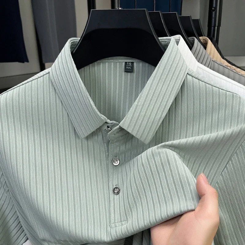 Milan Ribbed Polo Shirt