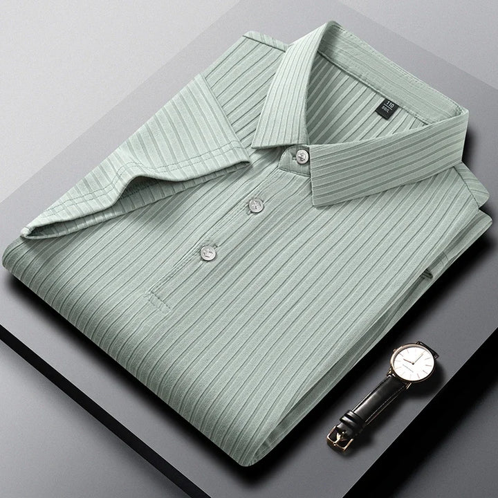 Milan Ribbed Polo Shirt