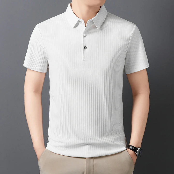 Milan Ribbed Polo Shirt