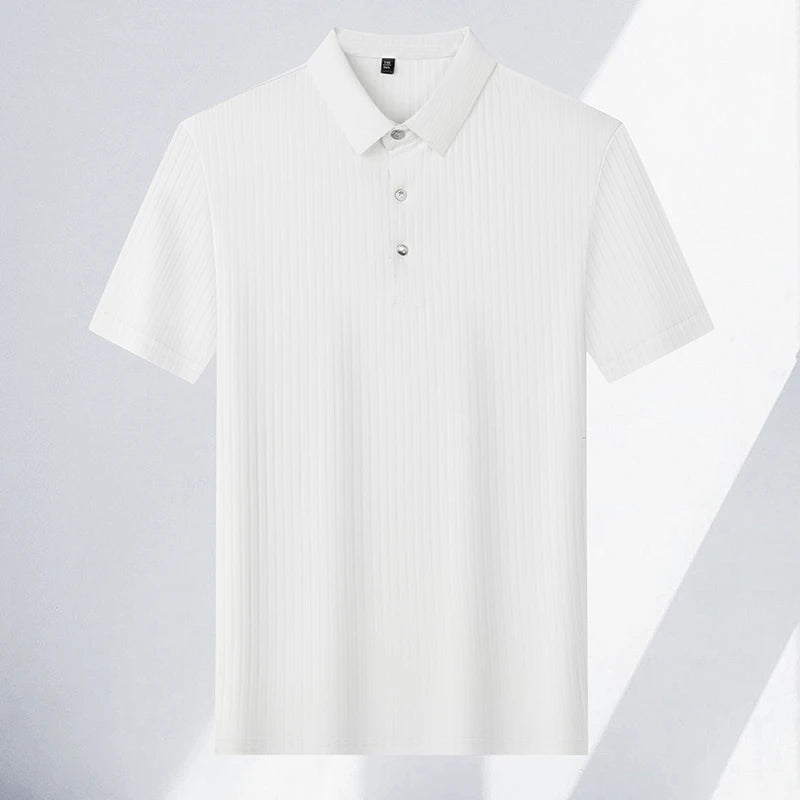 Milan Ribbed Polo Shirt