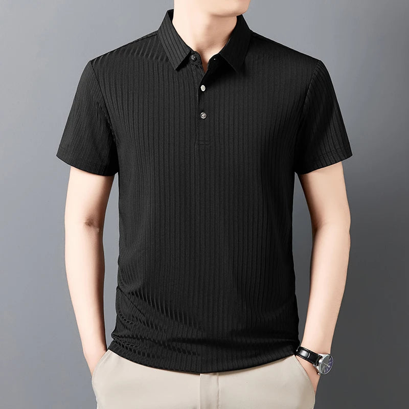 Milan Ribbed Polo Shirt