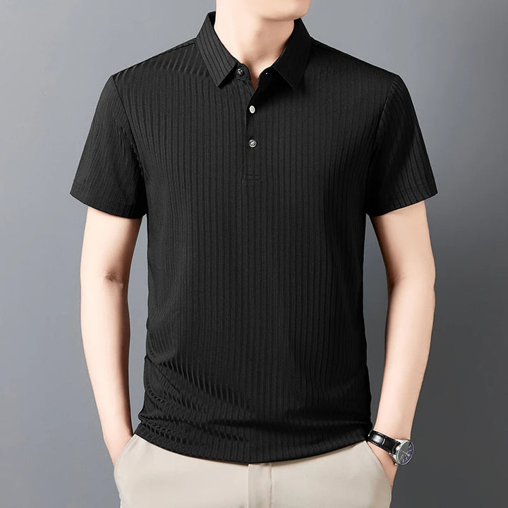 Milan Ribbed Polo Shirt