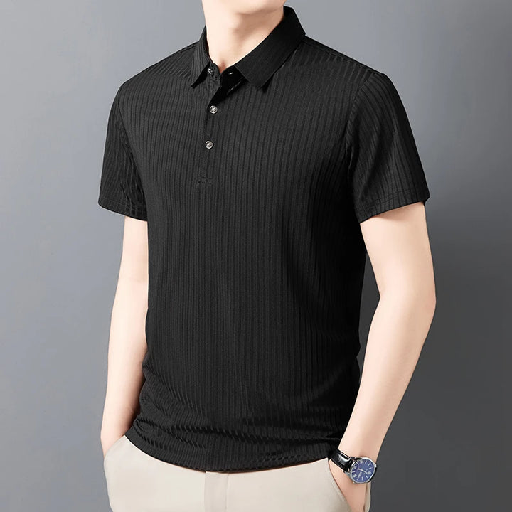Milan Ribbed Polo Shirt