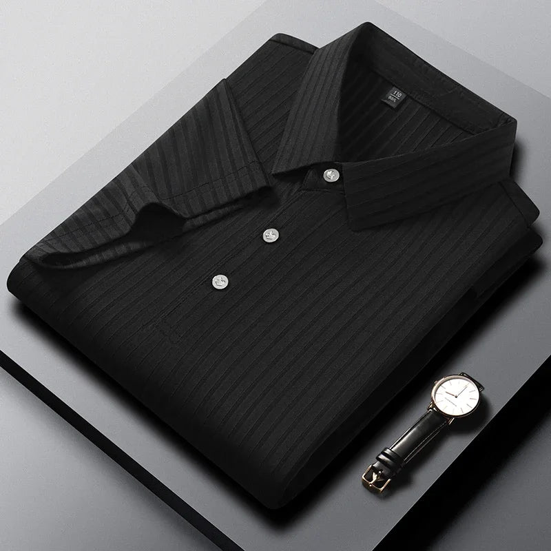 Milan Ribbed Polo Shirt