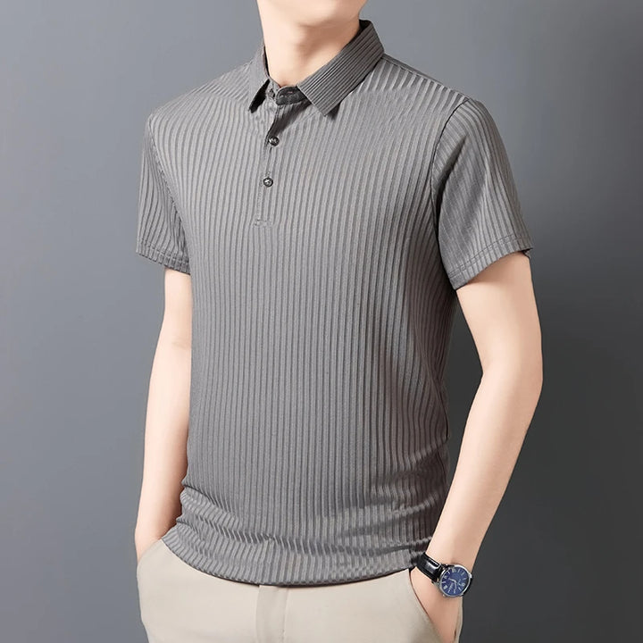 Milan Ribbed Polo Shirt